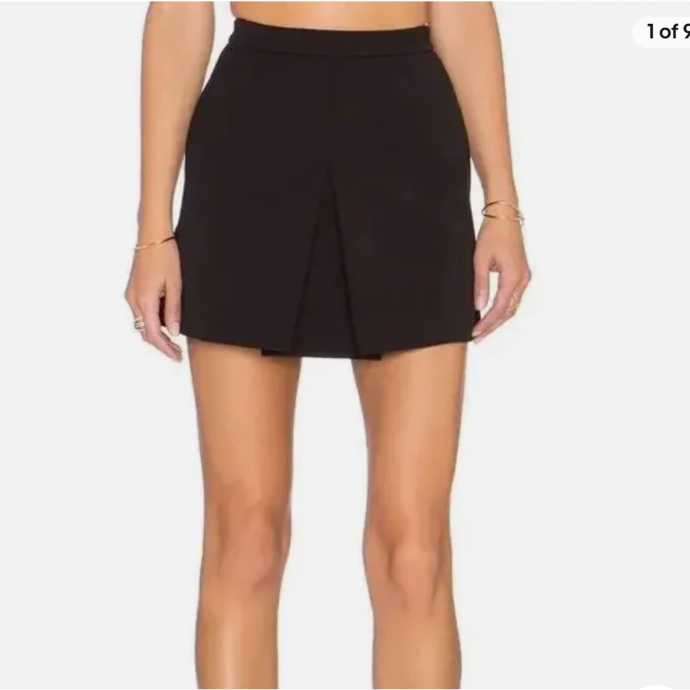 Vince black miniskirt high waisted with pockets